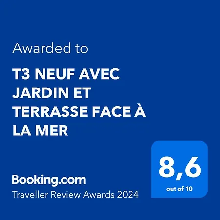 T3 Neuf Avec Jardin Et Terrasse Face A La Mer Apartment Bandol